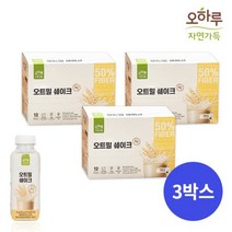 건강한 한끼 [오하루 자연가득] 오트밀 쉐이크 36입 (3박스), 단품