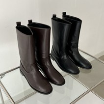 쉬즈콜 [쉬즈콜] 라운드 미들 미디부츠