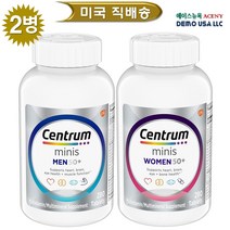 센트룸 실버남성용 280미니+ 실버여성용 280정미니 [ 50대이상남여 미니고급종합비타민 영양제/의사추천1위], 실버남성280미니+실버여성280미니