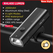 자전거캠 블랙박스 바디캠 자전거 C 타입 2000mAh, 2.RHL400 Type-C