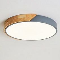 초박형 현대 LED 천장 조명 방 장식 침실 램프 복도 발코니 조명 거실 샹들리에, 라이트 그레이, 600MM 64W, Cold White NO RC