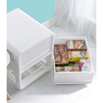 5평 원룸 꾸미기 6평 7평 인테리어 2단 이동식 서랍장 바퀴달린 플라스틱 수납함, 상세 참조