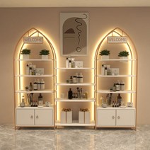 화장품 진열장 네일샵 미용실 제품 쇼케이스 LED, 가로200x두께30x높이200 램프 있음