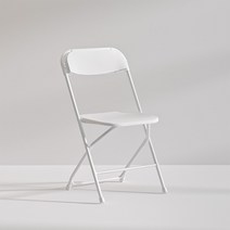 스튜디오 간이 의자 강연장 사출 등받이 학교 노점상 보험사 폴딩 교회 세미나, 스퀘어 백 접이식 의자 화이트 북유럽풍