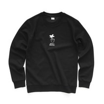 [지미코브리코] jimiko blico crown f sweatshirt black 맨투맨