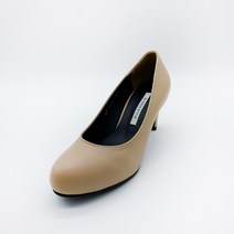 구두모모 라운드토 발편한 정장구두 펌프스 (7cm)