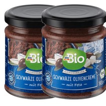 디엠바이오 dmBio Black olive cream 독일 페타치즈를 곁들인 블랙 올리브 크림 190g, 2팩