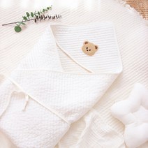헬로미니미 곰 와팬 겉싸개 신생아 아기 여름 인견 겉싸개
