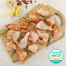 치킨마켓 국내산 냉장 절단육 핫염지 염지닭 11호, 14각