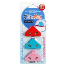 바이하츠 코너자석집게 CMC3 3개입x20팩 7584EA, 본상품선택