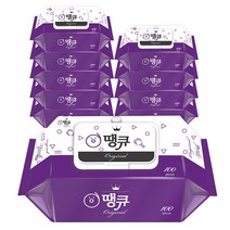땡큐 오리지널 물티슈 100매x10팩 (캡형), 10팩, 100매