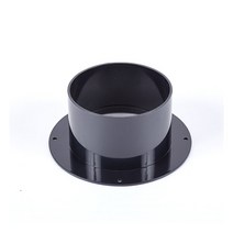 환기 배기 덕트 댐퍼 무소음 75-200mm ABS 원형 파이프 플랜지 시트 호스 커넥터 팬 주방 공기 시스템 하드웨어, 150mm