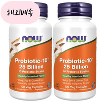 나우푸드 프로바이오틱10 유산균 250억 100캡슐 2개 트러스트쇼핑, 100개