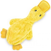 Best 애완동물 Supplies 강아지 장난감 for 스몰 미디엄 and 라지 Breeds 큐트 No Stuffing 덕 with 소프트 삐걱삐걱 Fun 실내 Senior, Yellow