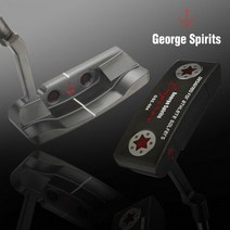 브랜드없음 (조지스피리츠) 2022년 엠페라 GSE-004 단조 퍼터(블랙/실버), (실버) 33인치, 선택완료