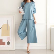 아이스 쿨 트레이닝 세트 9color / 루즈핏티+7부통바지 / 국내생산