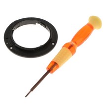 카메라호환 리모컨 셔터버튼 플라스틱 렌즈 Bayonet 마운트 링 교체 니콘 18-55mm 18-105mm 55-200mm + 도구 스크루 드라이버, 단일옵션