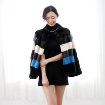 우진모피(WJ) 코펜하겐퍼 휘메일풀스킨 호리젠탈 밍크코트(4MT7711) 국내생산 본사직영