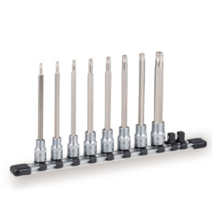 토네 HTX308HL 3/8 롱 별 소켓 세트 홀타입 125mm 8pcs 복스알