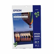 EPSON)프리미엄 반광택 포토용지(S041332/251g/A4/20, 단품