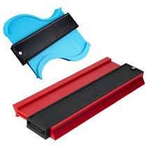 꼬미딜 컨투어 형틀게이지 윤곽게이지 Contour Gauge 5inch 고정기능 5~20inch, 컨투어 블루_5인치(고정기능)