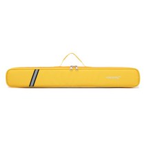 튼튼한 휴대용 당구 큐 가방 당구케이스 투명그립 당구팁, 옐로우 2마리입 60cm 길이 사은품 없음