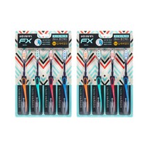 유한 덴탈케어 FX 칫솔, 4개입, 2개