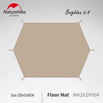 캠핑 텐트 3-4 Persons Luxury 6.4 돔텐트 패밀리형, 바닥 매트