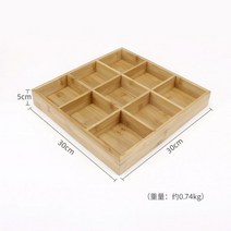 일본식 대나무 원목 핸드메이드 샤브샤브 파티션 접시 훠궈 스시 식당 플래터 반찬 접시, 옵션5, 단일사이즈
