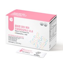 올바른 와이 케어 프로바이오틱스 질 유래 유산균 VL8, 2g, 90포