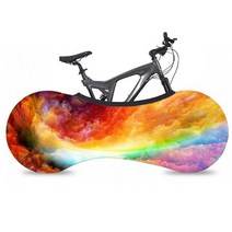 자전거커버 휠커버 덮개 사이클 MTB 픽시 실내보관 먼지덮개, 자전거커버 _해골 (4), 1개