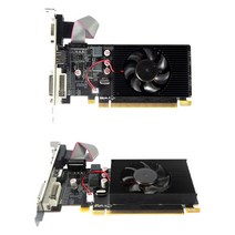 VGA 카드 Radeon HD7450 2GB GDDR3 64 비트 HDMI 호환 VGA DVI 인터페이스 섀시 그래픽 카드 슬림/SFF 크기, 빠른해외배송