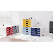 서랍형 서류함 문서 용지 이면지 종이 보관 노트정리, 네이비