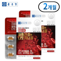 혈행 건강엔 나토키나제 나토킨 나토키나제 낫토키나제 혈행개선 도움, 2박스_2개월