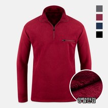 스타일에스 남자 양털 폴라폴리스 반집업 티셔츠 YT15