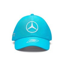 Mercedes AMG Petronas Formula One Team - 2023 George Russell 드라이버 모자 블랙. 118231, Blue
