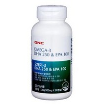 GNC [GNC][AK백화점] 오메가-3 DHA250&EPA100(60캡슐), 선택완료, 단품없음