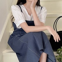 코코블랑 / 레이크 데님 나시원피스