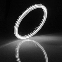슈퍼 브라이트 헤일로 링 COB LED 천사 눈 헤드라이트 60mm 100mm 자동차 오토바이 DRL 전구 램프, 110mm