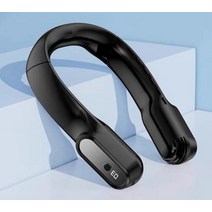 책상용가습기 소형 초음파 무중력 샤오미 전기 NeckFan 4 1 다기능 무선 가습기 휴대용 Foldable Neckband 팬 다양한 냉각 기계, [06] D white