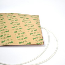 발열판 usb 발 발열패드 5V 12V 24V 36V 48V 110V 220V 380V 실리콘 난방 패드 광장 고무 열 매트 온수 침, 01 100x50mm_05 360V