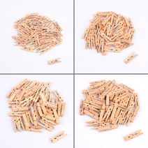 D 미니 나무집게 사진집게 사진걸이집게 원목사진집게 사진장식집게 폴라로이드집게 즉석사진집게, 3cm