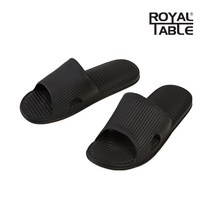 로얄테이블 디자인 워터프리 욕실화 블랙/ 프렌치불 코리아 제작