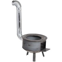 야외 화로 주물 난로 화목 정원 마당 캠핑 야외 펜션, 52cm