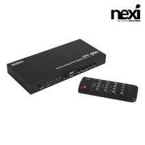 [NEXI] 넥시 NX-MS0401S-4K [모니터 분할기/4:1/HDMI/4K/30Hz/오디오 지원/멀티뷰어] [NX1245], NX1245