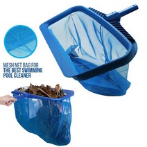 Pools Net Leaf Skimmer Portable Lightweight Hot Tub Spa Cleaning Mesh Swimming Accessories Supplies, 01 blue