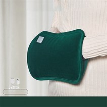 전기손난로 발열패드 사무실 방한용품 겨울 핸드 워머 USB 난방 패드 휴대용 그래핀 열 베개 따뜻한 통증 완화, 01 Green