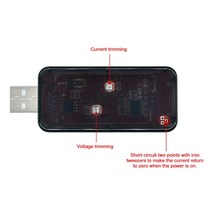 속도측정기 스피드건 야구스피드건 DC USB 전압 및 전류 LED 듀얼 디스플레이 미터 디지털 디스플레이 전, 01 Black