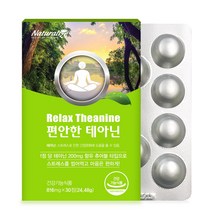[ 프리미엄 원료 테아닌 ] 스트레스 긴장 초초 불안 릴렉스 명상 쉼 편안 평안 수험생 청소년 학생 숙면 관리 건강 기능 식품, 2개, 30정