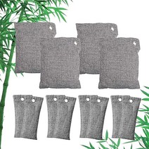 12 팩 대나무 숯 공기 정화 가방 ( 4 x 200g 8 x 50g ) 활성탄 가방 Odor Abso, 1개